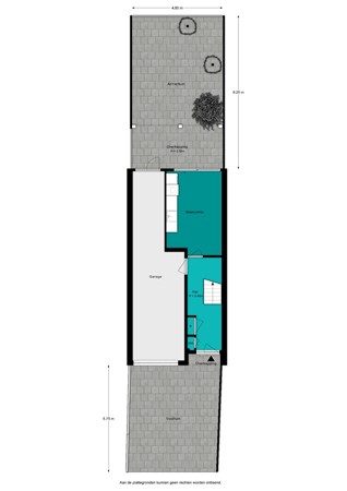 Plattegrond - Plataanstraat 9, 4793 BA Fijnaart - Plataanstraat 9 - Situatie - 2D.jpg